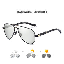 Load image into Gallery viewer, LIOUMO Pilot Sunglasses Men Polarized Sun Glasses Photochromic Women UV400 Protect Driving Fishing Goggles Chameleon gafas sol