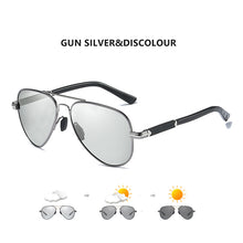 Load image into Gallery viewer, LIOUMO Pilot Sunglasses Men Polarized Sun Glasses Photochromic Women UV400 Protect Driving Fishing Goggles Chameleon gafas sol