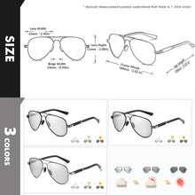 Load image into Gallery viewer, LIOUMO Pilot Sunglasses Men Polarized Sun Glasses Photochromic Women UV400 Protect Driving Fishing Goggles Chameleon gafas sol