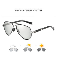 Load image into Gallery viewer, LIOUMO Pilot Sunglasses Men Polarized Sun Glasses Photochromic Women UV400 Protect Driving Fishing Goggles Chameleon gafas sol