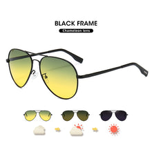 Carica l&#39;immagine nel visualizzatore di Gallery, LIOUMO Pilot Sunglasses Polarized Men Pochromic Day Night Driving Glasses Women Chameleon Goggle UV400 lentes de sol hombre