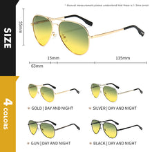 Load image into Gallery viewer, LIOUMO Pilot Sunglasses Polarized Men Photochromic Day Night Driving Glasses Women Chameleon Goggle UV400 lentes de sol hombre