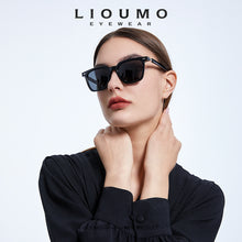 Load image into Gallery viewer, LIOUMO Polarized Sunglasses Men Women Square Sun Glasses Driving Travel Goggles Vintage Glasses Anti-Glare gafas de sol hombre