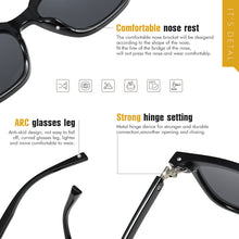 Load image into Gallery viewer, LIOUMO Polarized Sunglasses Men Women Square Sun Glasses Driving Travel Goggles Vintage Glasses Anti-Glare gafas de sol hombre