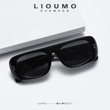 Load image into Gallery viewer, LIOUMO Retro Polarized Sunglasses Women Leopard Frame Vintage Glasses Female Trendy Shade Anti-Glare Men lentes de mujer