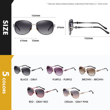 Load image into Gallery viewer, LIOUMO Retro Sunglasses Women Polarized Glasses Travelling Eyewear Anti-Glare Driving Goggle Gradient gafas de sol mujer