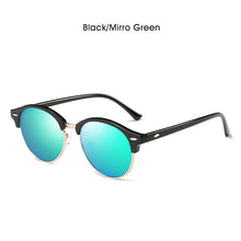 Load image into Gallery viewer, LIOUMO Round Sunglasses For Men Polarized Women Cat Eye Glasses Classic Rivet Frame Anti-Glare Driving Goggles lunette de soleil