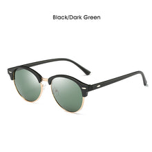 Load image into Gallery viewer, LIOUMO Round Sunglasses For Men Polarized Women Cat Eye Glasses Classic Rivet Frame Anti-Glare Driving Goggles lunette de soleil