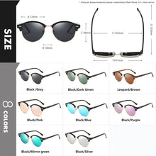 Load image into Gallery viewer, LIOUMO Round Sunglasses For Men Polarized Women Cat Eye Glasses Classic Rivet Frame Anti-Glare Driving Goggles lunette de soleil