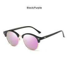 Load image into Gallery viewer, LIOUMO Round Sunglasses For Men Polarized Women Cat Eye Glasses Classic Rivet Frame Anti-Glare Driving Goggles lunette de soleil