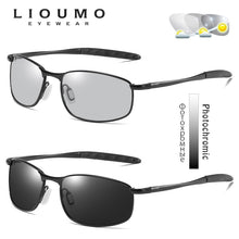 Load image into Gallery viewer, LIOUMO Square Metal Frame Male Sun Glasses Men Women Photochromic Sunglasses Polarized Lens For Small Face Eyewear gafas de sol