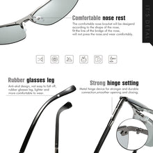Load image into Gallery viewer, LIOUMO Square Photochromic Sunglasses For Men Polarized Sunglasses Women Chameleon Driving Goggles Male lentes de sol hombre