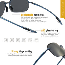 Load image into Gallery viewer, LIOUMO Square Polarized Sunglasses Men Rimless Glasses Women UV400 Protection Driving Eyewear Trendy Shades gafas de sol hombre