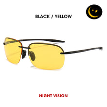 Load image into Gallery viewer, LIOUMO Square Polarized Sunglasses Men Rimless Glasses Women UV400 Protection Driving Eyewear Trendy Shades gafas de sol hombre