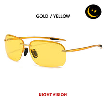 Load image into Gallery viewer, LIOUMO Square Polarized Sunglasses Men Rimless Glasses Women UV400 Protection Driving Eyewear Trendy Shades gafas de sol hombre