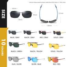 Load image into Gallery viewer, LIOUMO Square Polarized Sunglasses Men Rimless Glasses Women UV400 Protection Driving Eyewear Trendy Shades gafas de sol hombre