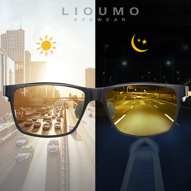 LIOUMO Square Sunglasses For Men Photochromic Glasses Women Polarized Sunglasses Driving Goggles Unisex  lentes de sol hombre
