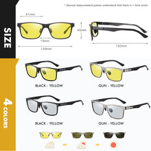 Load image into Gallery viewer, LIOUMO Square Sunglasses For Men Photochromic Glasses Women Polarized Sunglasses Driving Goggles Unisex  lentes de sol hombre