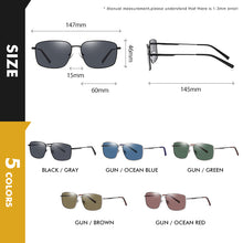 Load image into Gallery viewer, LIOUMO Square Sunglasses For Men Women Polarized Driving Glasses Unisex Goggles Vintage Design Anti-Glare gafas de sol hombre