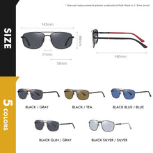 Load image into Gallery viewer, LIOUMO Square Women Polarized Sunglasses For Men Classical Design Blue Shade Driving Goggle Travel Fishing Glasses UV400