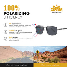 Load image into Gallery viewer, LIOUMO Square Women Polarized Sunglasses For Men Classical Design Blue Shade Driving Goggle Travel Fishing Glasses UV400