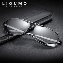 Load image into Gallery viewer, LIOUMO Top Photochromic Sunglasses Men Women Polarized Chameleon Glasses Driving Goggles Anti-glare Sun Glasses zonnebril heren
