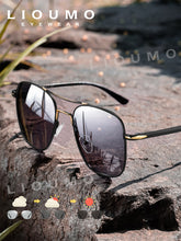 Load image into Gallery viewer, LIOUMO  Intelligent Photochromic Polarized Sunglasses Men Trendy Driving Glasses Women Chameleon UV400 gafas de sol