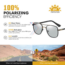 Load image into Gallery viewer, LIOUMO  Intelligent Photochromic Polarized Sunglasses Men Trendy Driving Glasses Women Chameleon UV400 gafas de sol