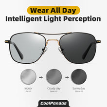 Load image into Gallery viewer, LIOUMO  Intelligent Photochromic Polarized Sunglasses Men Trendy Driving Glasses Women Chameleon UV400 gafas de sol
