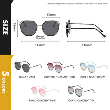 Load image into Gallery viewer, LIOUMO Trending Design Polygon Sun Glasses For Women Retro Sunglasses Men Polarized Classic Gradient Lens sonnenbrille herren