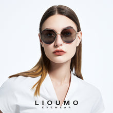 Load image into Gallery viewer, LIOUMO Trending Design Polygon Sun Glasses For Women Retro Sunglasses Men Polarized Classic Gradient Lens sonnenbrille herren
