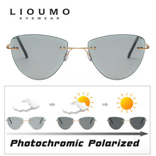 Load image into Gallery viewer, LIOUMO Triangle Sunglasses Polarized Women Men Ultralight Photochromic Glasses Anti-Glare Driving Goggles lentes de sol hombre