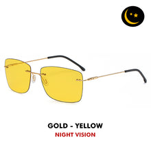 Load image into Gallery viewer, LIOUMO Ultralight Design Men Polarized Sunglasses Rimless Photochromic Glasses Women Rectangle Shades UV400 Unisex lentes de sol