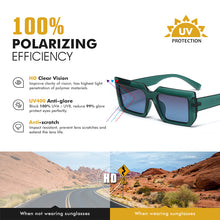 Load image into Gallery viewer, LIOUMO Vintage Glasses Women Polarized Sunglasses Men Anti-Glare Driving Goggles Classic Design Square Frame Green gafas de sol