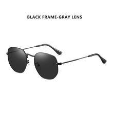 Load image into Gallery viewer, LIOUMO Vintage Hexagon Sunglasses Women Retro Men Polarized Sun Glasses Driving Anti-Glare Shades Goggle gafas de sol hombre