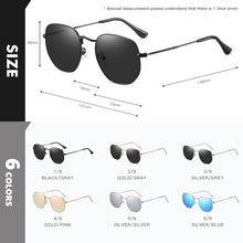 Load image into Gallery viewer, LIOUMO Vintage Hexagon Sunglasses Women Retro Men Polarized Sun Glasses Driving Anti-Glare Shades Goggle gafas de sol hombre