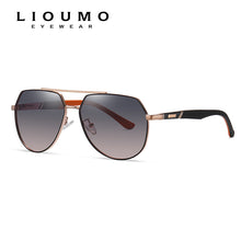 Load image into Gallery viewer, LIOUMO Vintage Sun Glasses Women Classic Aviation Men Polarized Sunglasses Trendy Shade Driving Goggles Gradient gafas de sol