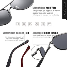 Load image into Gallery viewer, LIOUMO Vintage Sun Glasses Women Classic Aviation Men Polarized Sunglasses Trendy Shade Driving Goggles Gradient gafas de sol