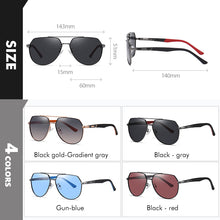 Load image into Gallery viewer, LIOUMO Vintage Sun Glasses Women Classic Aviation Men Polarized Sunglasses Trendy Shade Driving Goggles Gradient gafas de sol