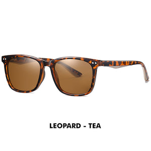 LM 2022 Occhiali da sole polarizzati Uomo Donna Tonalità quadrate Cornice trasparente Donna Occhiali da viaggio UV400 Occhiali da sole da guida 
