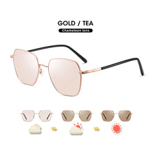 Load image into Gallery viewer, LM 2023 Metal Classic Photochromic Sunglasses Women Men Polarized Chameleon Glasses Male Change Color Sun Glasses UV400 Oculos