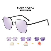 Load image into Gallery viewer, LM 2023 Metal Classic Photochromic Sunglasses Women Men Polarized Chameleon Glasses Male Change Color Sun Glasses UV400 Oculos