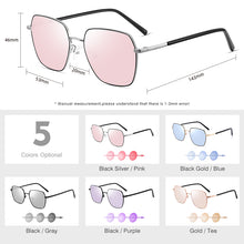 Load image into Gallery viewer, LM 2023 Metal Classic Photochromic Sunglasses Women Men Polarized Chameleon Glasses Male Change Color Sun Glasses UV400 Oculos