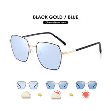 Load image into Gallery viewer, LM 2023 Metal Classic Photochromic Sunglasses Women Men Polarized Chameleon Glasses Male Change Color Sun Glasses UV400 Oculos