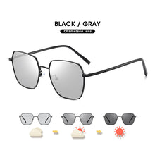 Load image into Gallery viewer, LM 2023 Metal Classic Photochromic Sunglasses Women Men Polarized Chameleon Glasses Male Change Color Sun Glasses UV400 Oculos