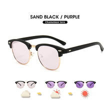 Load image into Gallery viewer, LM 2023 Polarized Photochromic Semi-Rimless Sunglasses Women/Men UV400 Classic Eyewear Candy colors Sun Glasses gafas de sol