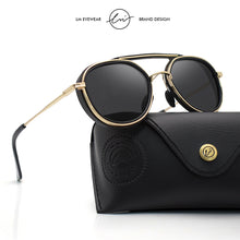 Load image into Gallery viewer, LM 2023 Steampunk Polarized Sunglasses Women Brand Designer Vintage Men Gothic Sun Glasses UV400 Eyewear lentes de sol mujer