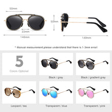 Load image into Gallery viewer, LM 2023 Steampunk Polarized Sunglasses Women Brand Designer Vintage Men Gothic Sun Glasses UV400 Eyewear lentes de sol mujer