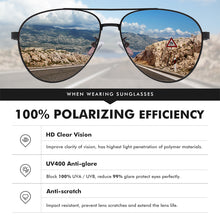 Load image into Gallery viewer, LM 2023 Upgrade Aviation Men&#39;s Sunglasses Polarized Anti-Glare Sun Glasses Driving  Eyewear UV400 Gafas De Sol