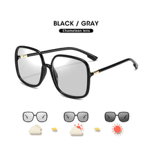 Load image into Gallery viewer, LM 2023 Oversize Square Photochromic Sunglasses Women Men Polarized Ultralight Anti Blue Ray Computer Glasses Goggle UV Blocking